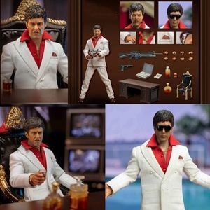 Scarface Tony Montana Figurine Collectible Deluxe Set Fan Movie Memorabilia